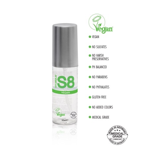 S8 WB Vegan Lube 50ml Natural